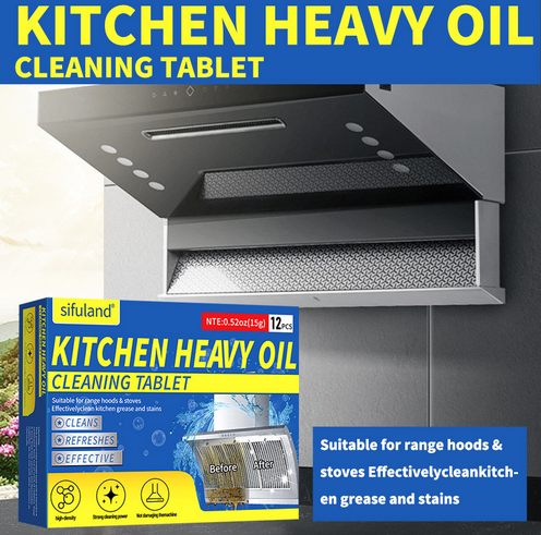 Range Hood Cleaning Effervescent Tablets