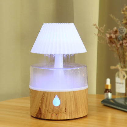 Ultrasonic Colorful Light Humidifier Desk Lamp Cloud Rain