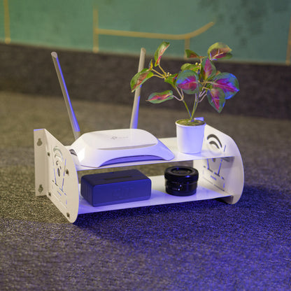 Premium Wall Mounted Router Stand (Double Layer)