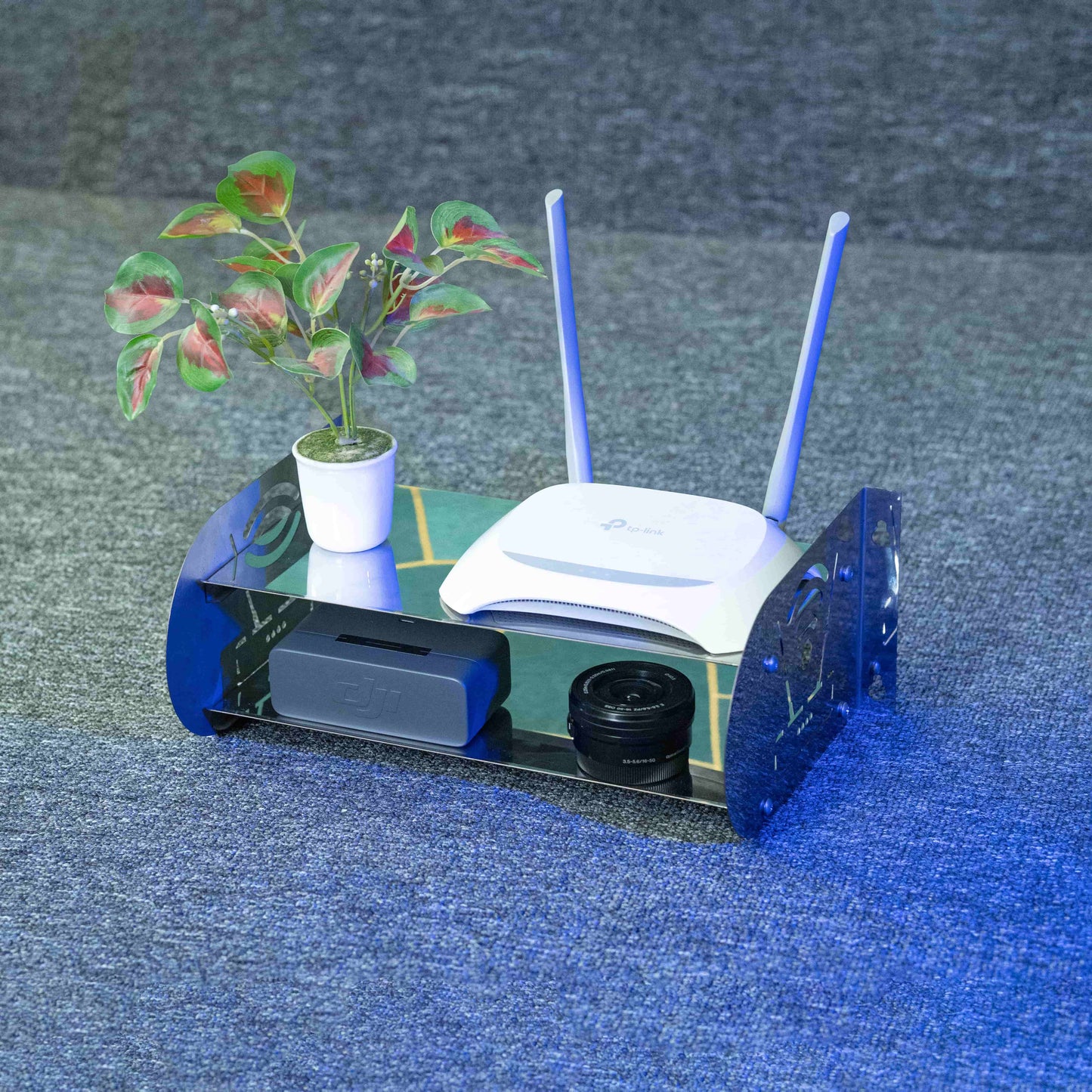 Premium Wall Mounted Router Stand (Double Layer)