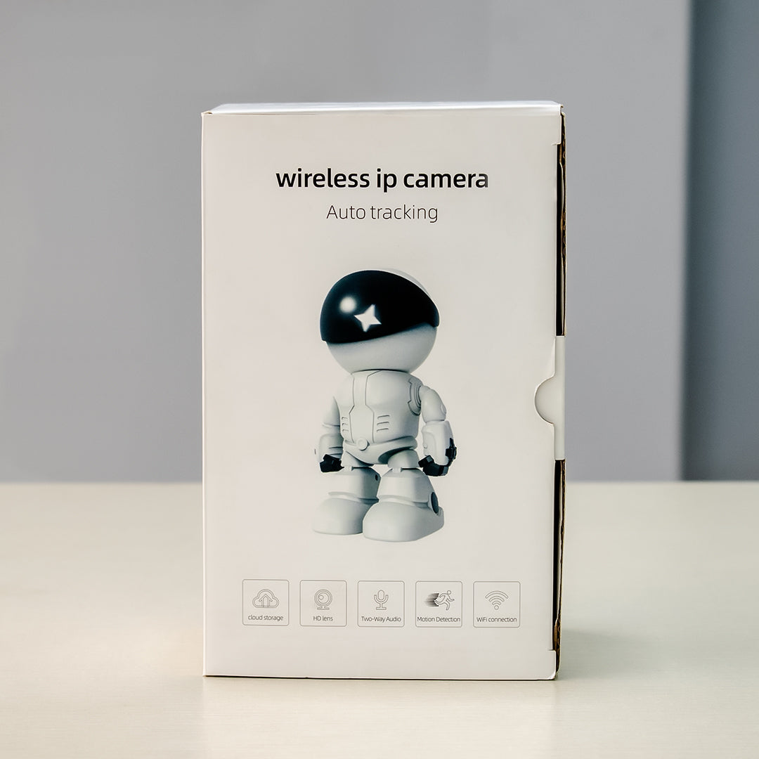 2MP 1080P Astronaut Robot IP WiFi Camera – Baby Monitor with Night Vision, Private Space Security