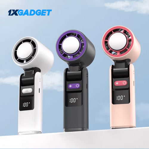 K801 Handheld Fan – 100-Speed Foldable Cooling Fan