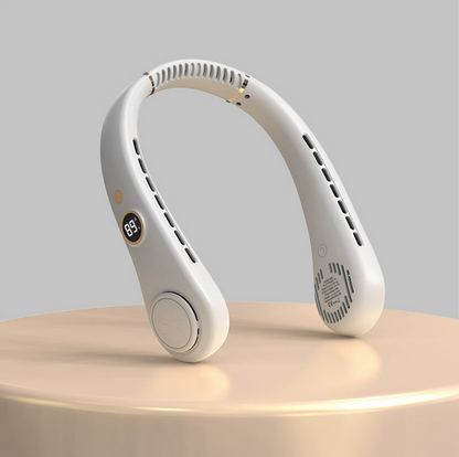 New cross-border bladeless neck fan, USB portable outdoor five-speed digital