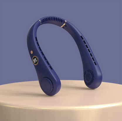 New cross-border bladeless neck fan, USB portable outdoor five-speed digital