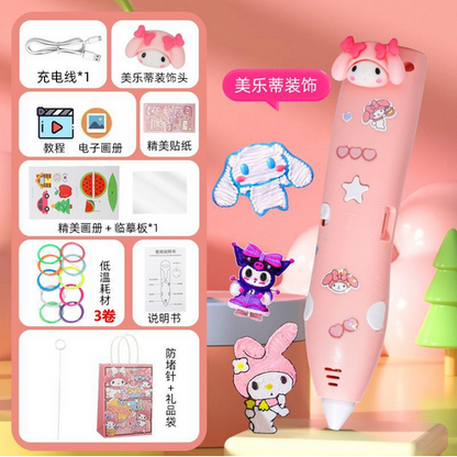 Wireless Low-Temperature 3D Printing Pen (Children’s 3D Painting Pen)