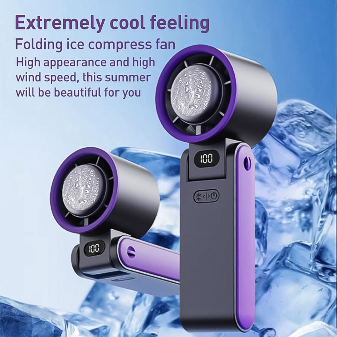 Y19 100 Speed Foldable Ice Fan