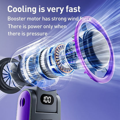 Y19 100 Speed Foldable Ice Fan