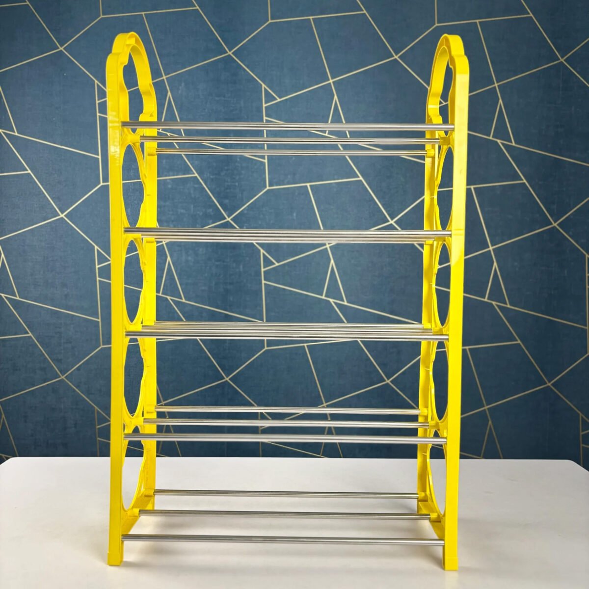 5-Layer-Shoe-Rack-Yellow