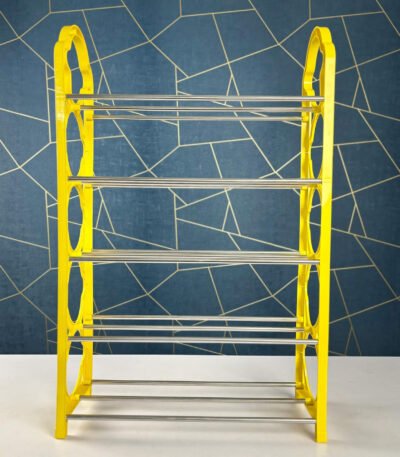 5-Layer-Shoe-Rack-Yellow